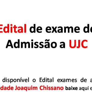 Edital da UJC 2026